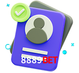 Tornar-se um membro do 8889Bet é muito simples